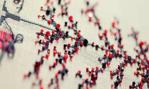 Do you know, how quickly and nicely embroider of beads?