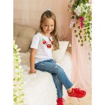 T-shirt girl short sleeve FDK3