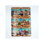 Set of wooden coasters NDP