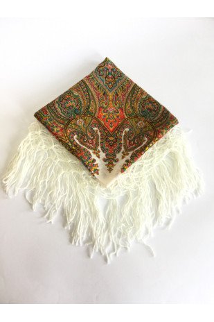 Shawl Ornament white KHOB18