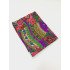 Violet Shawl with flowers with Lurex KHKLF34