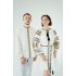 Set for couple Rhombuses green