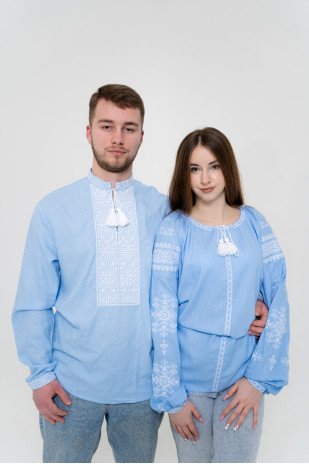 Set for a pair of sky blue