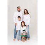 Family Look White Ornament