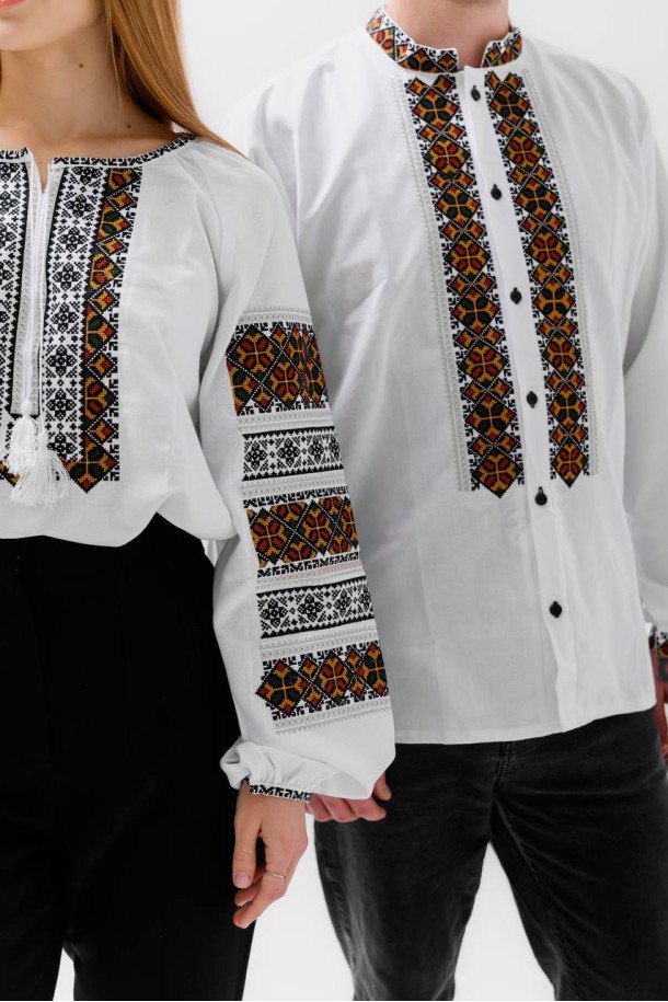 Set for couple Family white