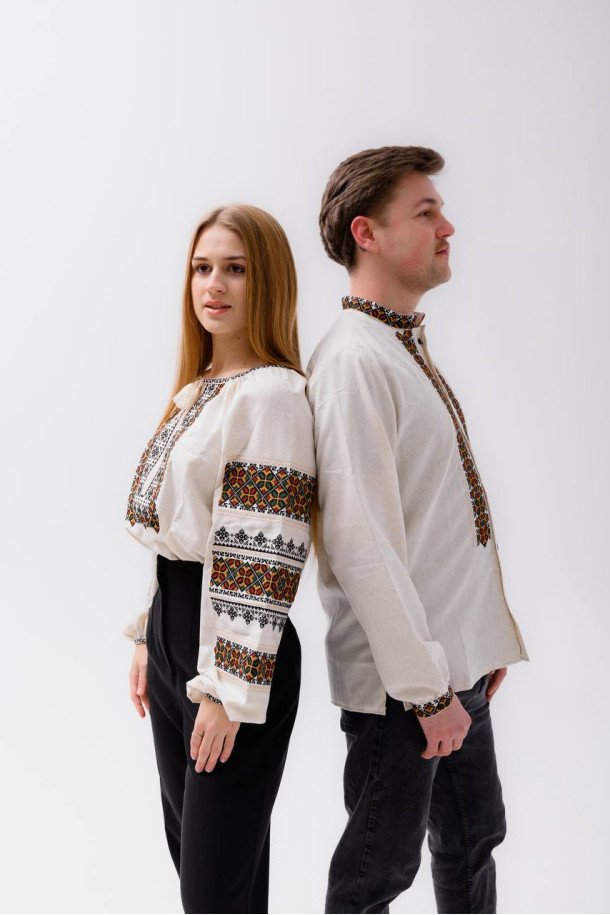 Set for couple Family beige