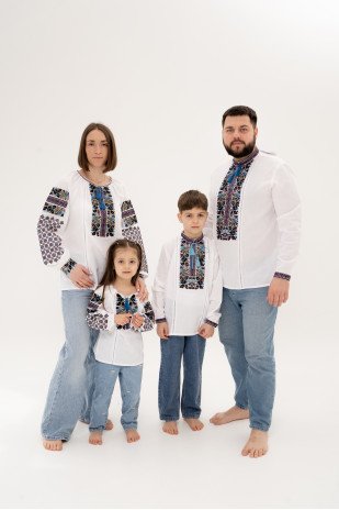 Family Look Vyshyvanka Stork