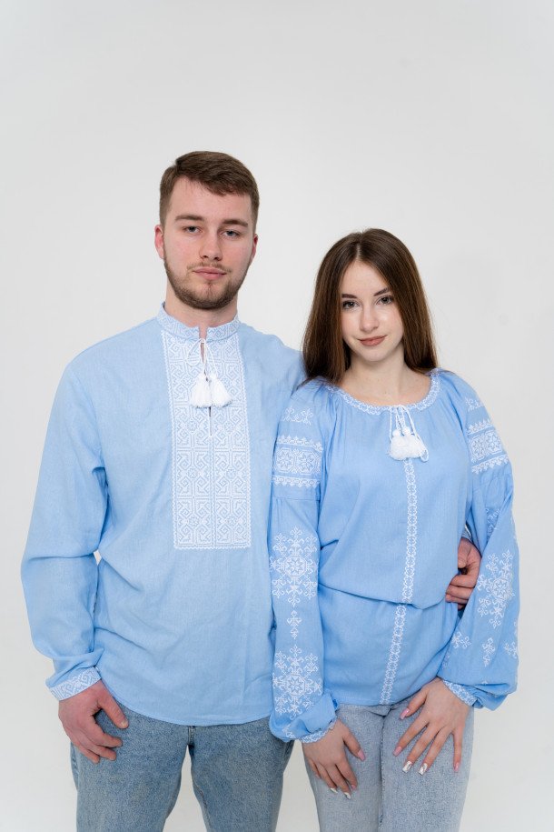 Set for a pair of sky blue