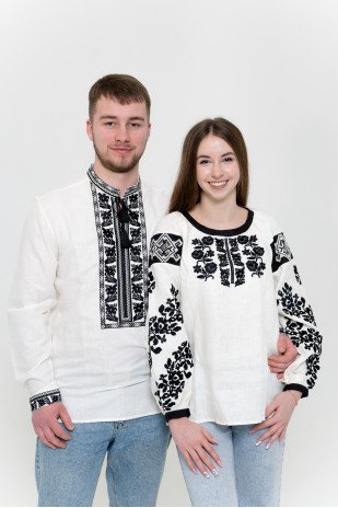 Набір для пари Квіткова мелодія на світлому
