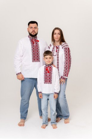 Комплект сімейний Любисток червоний