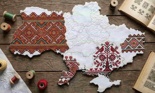 Embroidery patterns by region in Ukraine
