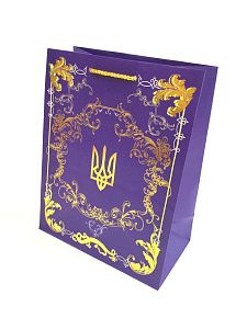 Gift Bag with Ukrainian Tridrent PT3 - Вже Вже