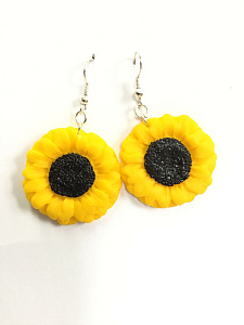 Earrings Sunflower SS2 - Вже Вже